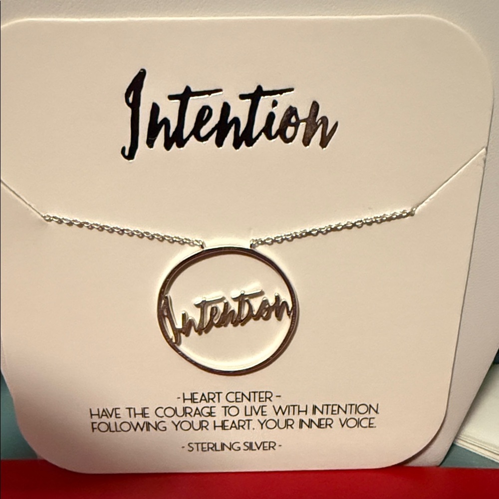 Sterling Silver Circle Pendant Necklace - Silver